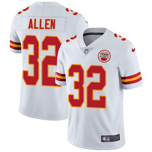 Nike Chiefs #32 Marcus Allen White Men's Stitched NFL Vapor Untouchable Limited Jersey - Click Image to Close
